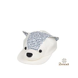 2MOD_19FWB004 _TWOMOD, White Bear Character Hat_Handmade, Made in Korea, 3D Hat
